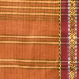 Charukriti Checked Zari Pure Cotton Taant Saree image 3