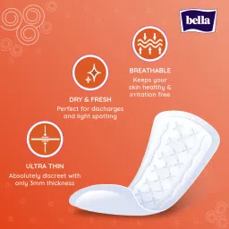 Bella Panty Soft Classic PantyLiners for Daily Use, Breathable, Perfect for white discharge image 4
