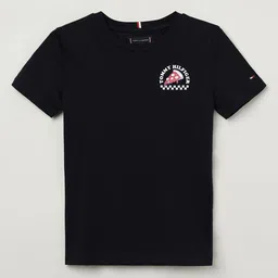 Tommy Hilfiger Boys Printed V-Neck Applique T-shirt image 1