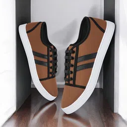 Spotwalk Men Textured Round Toe Sneakers-picture-27