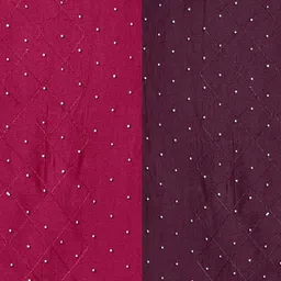 Kemza Pack Of 2 Geometric Embroidered Chanderi Cotton Dupatta With Beads and Stones image 5