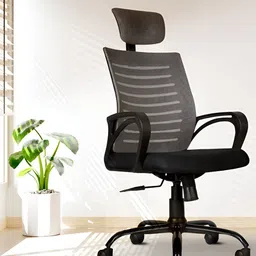 CELLBELL Desire C104 Grey Mesh Study Chair-picture-1