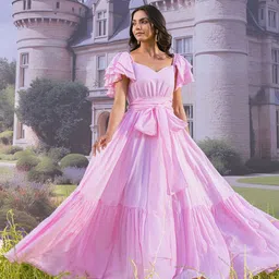 ASHEERA Summer In Dream Land Women Flared Sleeve Maxi Dress image 1