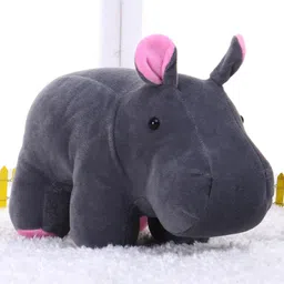 Play Toons Hippo Soft Toy Grey - Height 25 cm-image-6