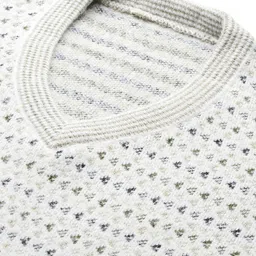 The Roadster Lifestyle Co Abstract Printed Woolen Winter Wear Pullover image 3