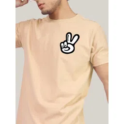 Greylongg Graphic Printed Cotton T-shirt image 4