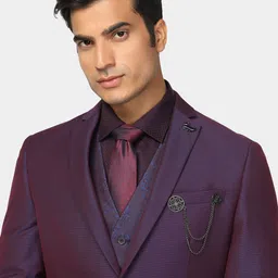 Blackberrys Slim-Fit Single-Breasted Three-Piece Suit image 4