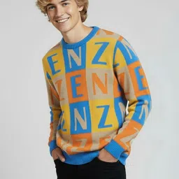 Mast & Harbour Typography Printed Pullover image 3