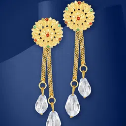 VIVASTRI Women Gold-Plated Alloy Earrings-picture-10