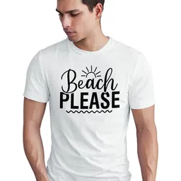 Seekbuylove Men Typography Printed Bio Finish T-shirt image 4