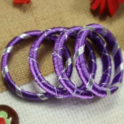 Kamule Lavender Plastic Bangle image 4