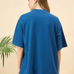 Mast & Harbour Women Printed Drop-Shoulder Sleeves T-shirt image 2