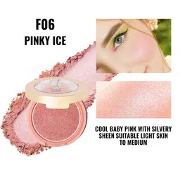 Oulac Highly Pigmented Blush Mono Frost - Pinky Ice - F06 image 3