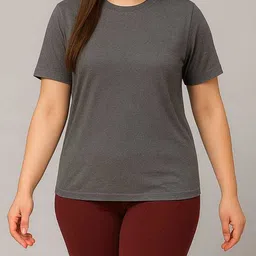 Attire Zone Round Neck Quick-Drying Stretchable T-Shirt & Capri Swim Set image 4