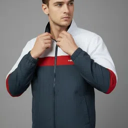 HRX by Hrithik Roshan Men Mock Collar Colourblocked Sporty Jacket-picture-28