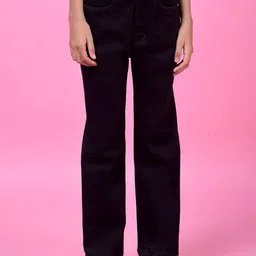 Crimsoune Club Girls Straight Fit Mid-Rise Stretchable Jeans-picture-15