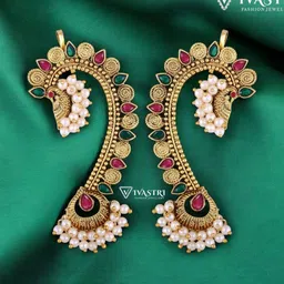 VIVASTRI Women Gold-Plated Alloy Earrings-picture-28