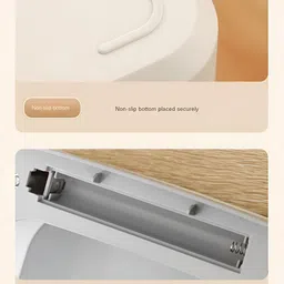 HOUSE OF QUIRK White & Violet Smart Automatic Motion Sensor Bin - 12 L image 2