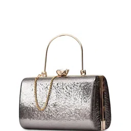 FOR THE BEAUTIFUL YOU Embellished Glossy Box Clutch image 4