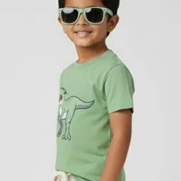 Biglilpeople Boys Printed T-shirt with Shorts image 2