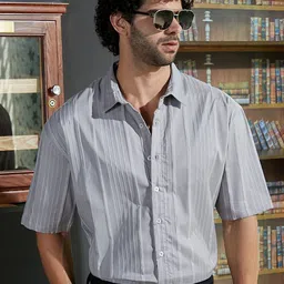 Campus Sutra Men Comfort Opaque Printed Casual Shirt-picture-14