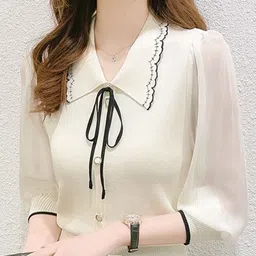 StyleCast Women Tie Ups V-Neck Pullover Sweaters-image-34