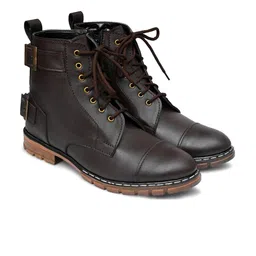 ARIWA Men Textured Casual Regular Boots-picture-36