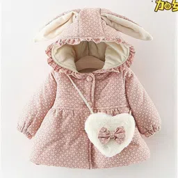 YK Girls Hooded Long Sleeves Padded Cotton Jacket-picture-33