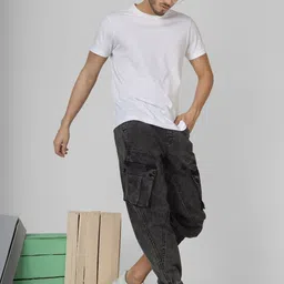 COSMIC Men Relaxed Cargos Trousers image 2