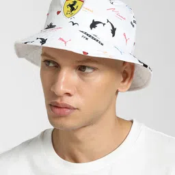 PUMA Motorsport Unisex Scuderia Ferrari Bucket Hat image 1