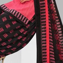 SIMPLYETHNIC Geometric Printed Unstitched Dress Material image 5