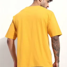 Difference of Opinion Men Typography Printed Drop-Shoulder Sleeves T-shirt image 4