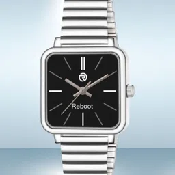 REBOOT Men Dial & Stainless Steel Straps Watch New225_151 Black Designer Square-image-91