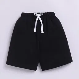 LITTLE NINJA Boys Printed Round Neck Pure Cotton T-Shirt With Shorts image 4