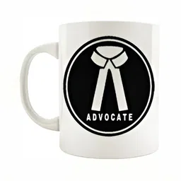 Mr UVD White & Black Graphic Printed Ceramic Glossy Mug 350 ml image 2