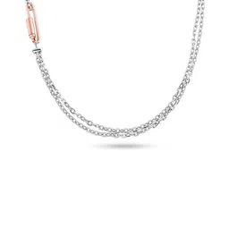 CANDERE A KALYAN JEWELLERS COMPANY Women 18 KT Lawson Platinum & Rose Gold Chain - 48.7 g-picture-24