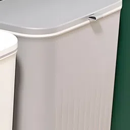 HOUSE OF QUIRK Grey Double-Sided Open Design Dustbins image 4