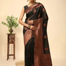 Kevami Fashion Woven Design Zari Kanjeevaram Saree-picture-24