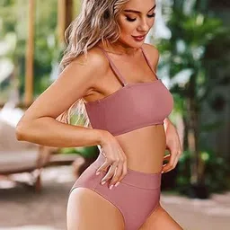 SIMNA CHIKAN Strapless Swim Bikini Set image 3