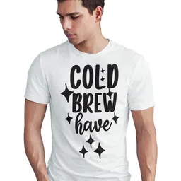 Seekbuylove Men Bio Finish Cold Brew Have Round Neck Pure Cotton T-shirt-picture-36