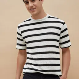 Fame Forever by Lifestyle Men Striped Pockets T-shirt-image-47