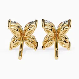 VALANOVA 925 Sterling Silver Plated Diamond Studded Earrings 0.95 gm image 5