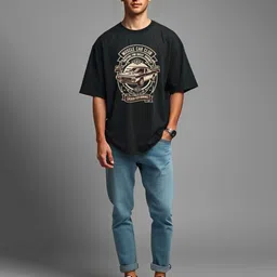 THE BEETEL HOUSE Printed Cotton Round Neck T-shirt image 4