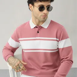 Try This Men Colourblocked Polo Collar 1 T-shirt-picture-28
