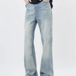 StyleCast x Revolte Men Wide Leg Mid-Rise Light Fade Jeans-picture-39