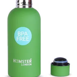 HAMSTER LONDON Green & Blue Single Stainless Steel Solid Water Bottle image 3