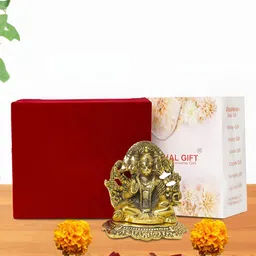 INTERNATIONAL GIFT Gold-Toned Panchmukhi Religious Idol Showpiece-picture-22