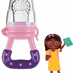 aapni dukan SST Sales Baby Food And Fruit Nibbler & Pacifier Teether BPA Free Nibbler BD489 Feeder-picture-28