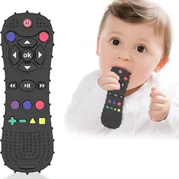 4tens Remote Baby Teether Non-Toxic BPA Free Silicone Teething Toy For Infant Toddler Teether image 2
