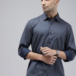 ColorPlus Pure Cotton Floral Printed Casual Shirt-picture-4